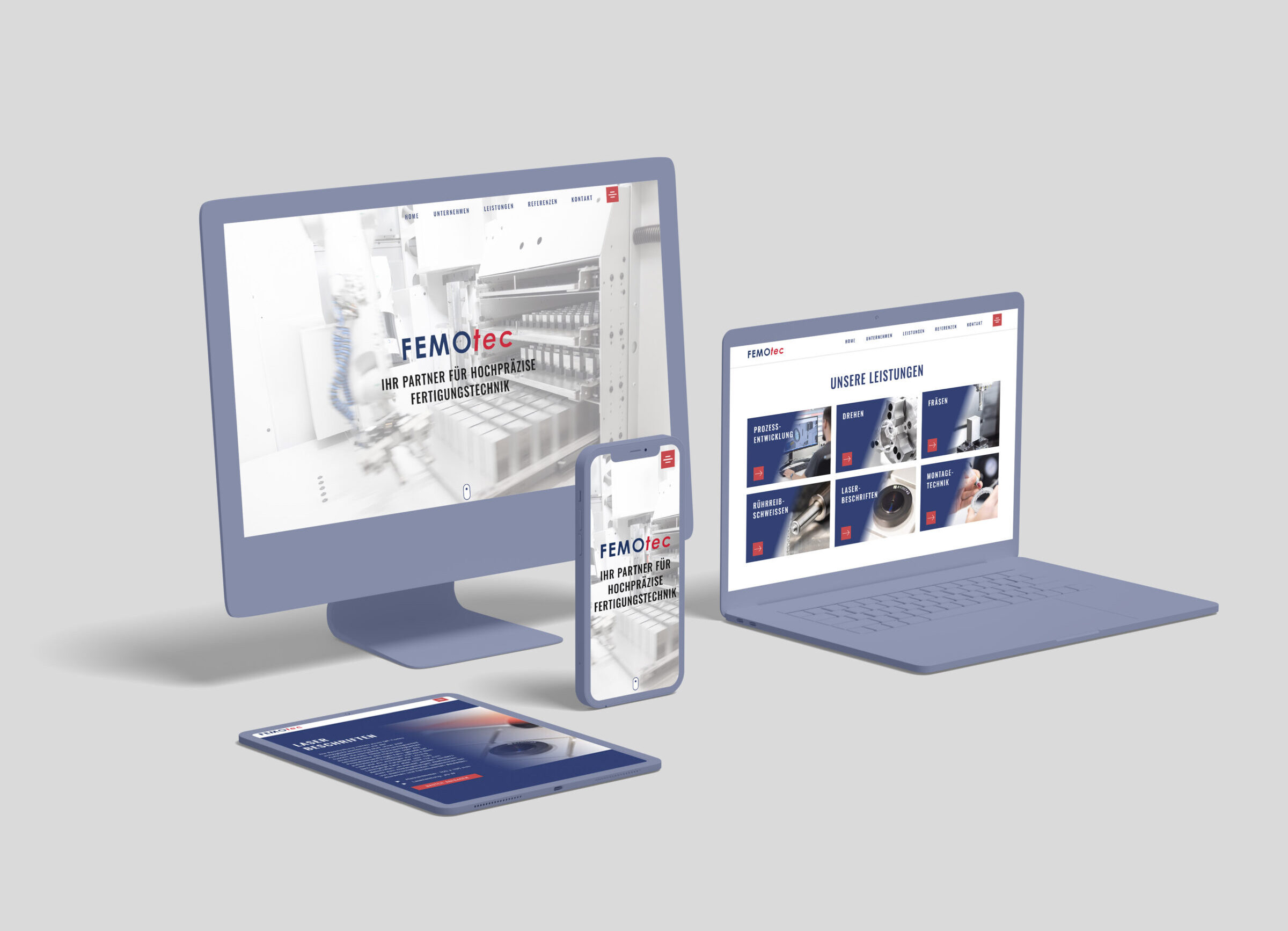 Femotec - neuer Webauftritt